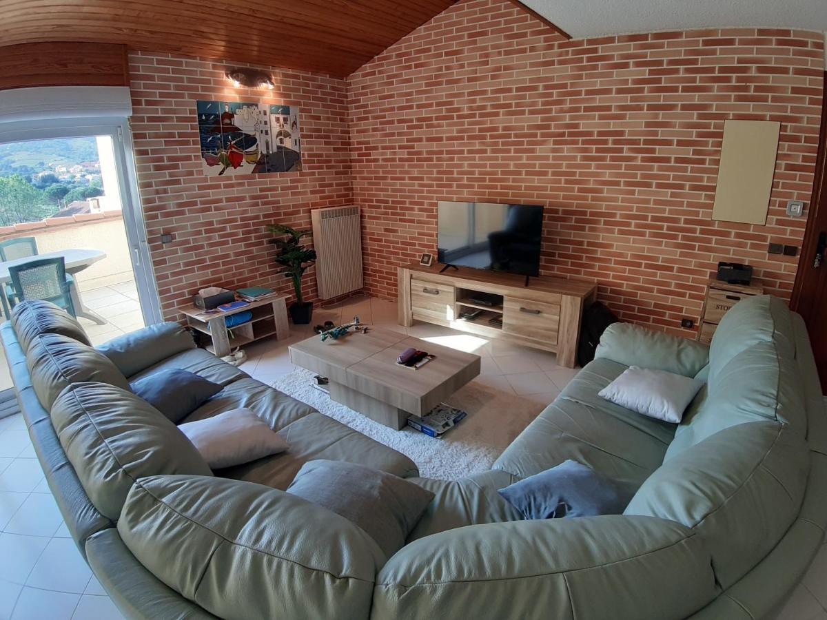 Superbe Appartement De 94M2 Avec Vue Sur Le Fort St Elme 콜리우르 외부 사진